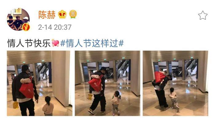 陈赫一家三口去迪士尼,只晒女儿不晒妻子,新一任女儿奴闪亮登场