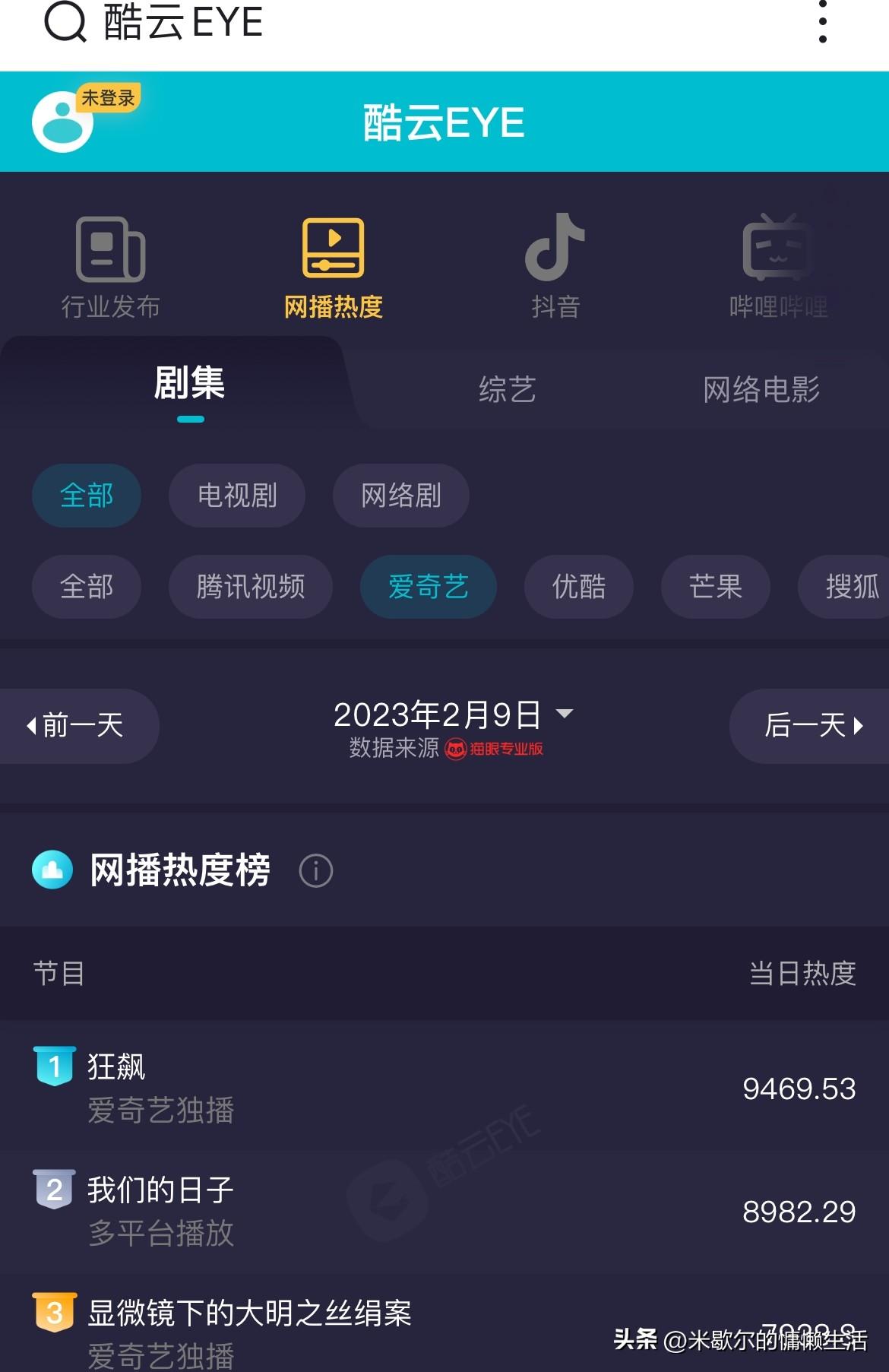 《显微镜下的大明》首播4集，口碑爆棚，张若昀令观众成功入坑