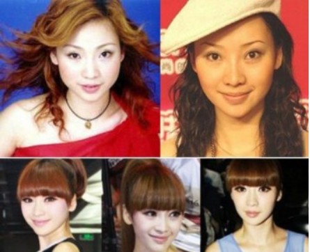 柳岩整容前后的对比(改头换面的7位女星)