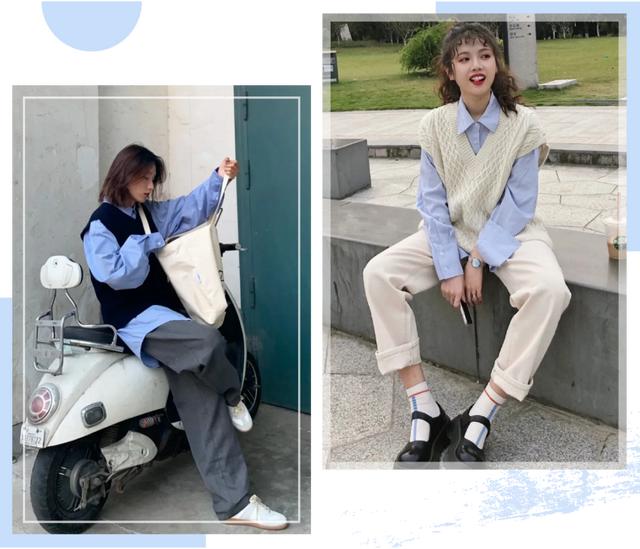 格子衬衫外套搭配秋冬（衬衫薄外套早春最in穿搭）(18)