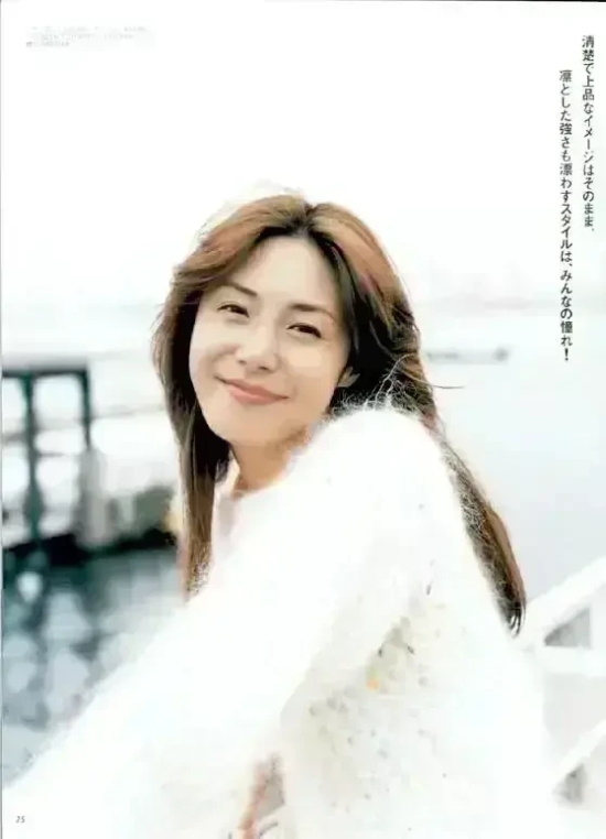 松岛菜菜子20年前的美貌再次引热议，不愧是“日剧女神”