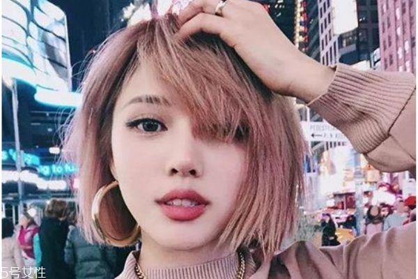 玫瑰金发色显白吗 玫瑰金发色掉色后图片