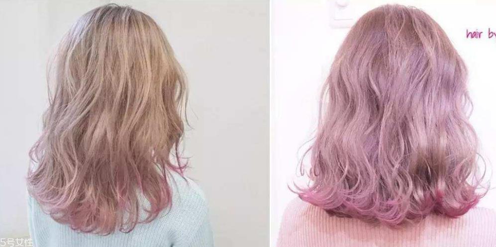 玫瑰金发色显白吗 玫瑰金发色掉色后图片