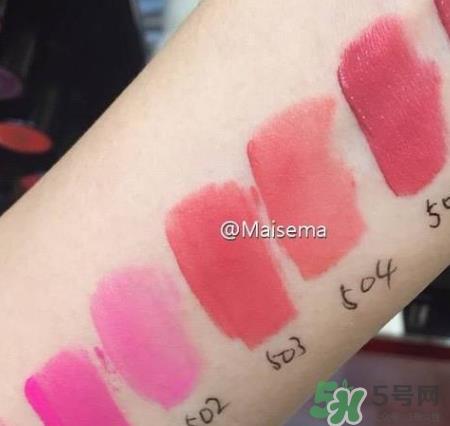 阿玛尼小胖丁504 阿玛尼小胖丁唇釉504试色