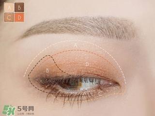 四色眼影的画法图解,四色眼影怎么画