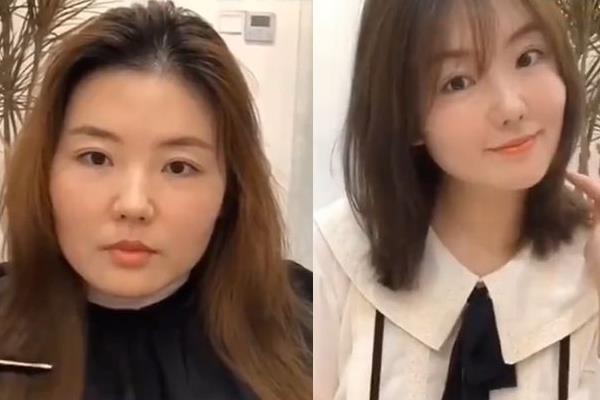 圆脸做什么发型最好看 来看看这5张对比图