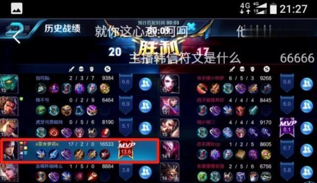 王者荣耀：梦泪欲冲韩信榜首，寂然成最大的阻碍，网友：寂然作弊