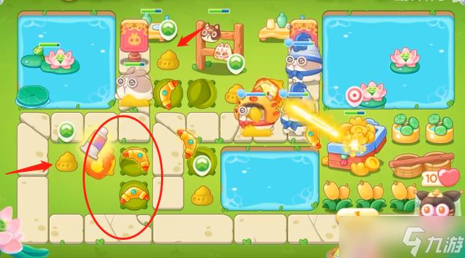 保卫萝卜4白萝卜34关攻略图解