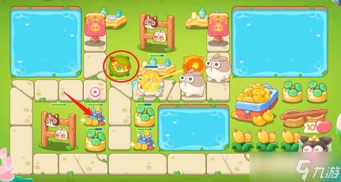 保卫萝卜4白萝卜34关攻略图解