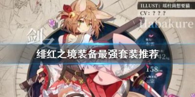 ​绯红之境装备最强套装推荐
