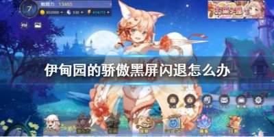 ​伊甸园的骄傲黑屏闪退怎么办