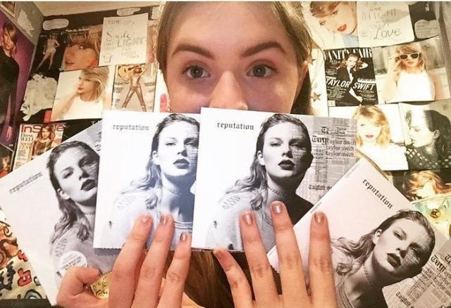 霉霉 泰勒斯威夫特 新专辑《Reputation》发售引发疯抢 大量美图