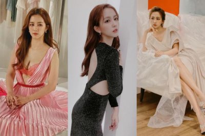 ​周晓涵大秀「D罩杯美胸＋小蛮腰」！37岁hold住S曲线逆天身材