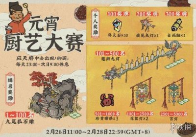 ​江南百景图御厨奖励是什么