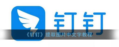 ​钉钉提取图片中文字教程