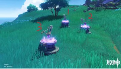 ​原神曚云神社三个雷霆探针怎么解