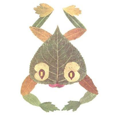 30图幼儿园小学创意手工树叶拼贴画（二）