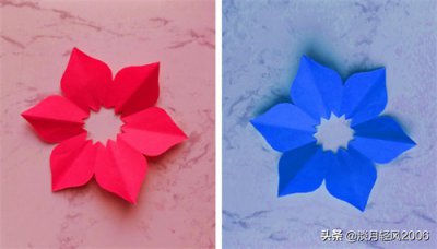 ​幼儿园手工作业，最简单的剪纸花，有教程