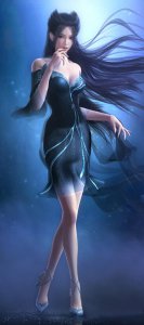 ​天行九歌焰灵姬高清无水印壁纸，后五张焰灵姬同人图你肯定没见过