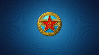 ​庆祝八一建军节专用，八一军徽磨砂质感手机电脑超清壁纸