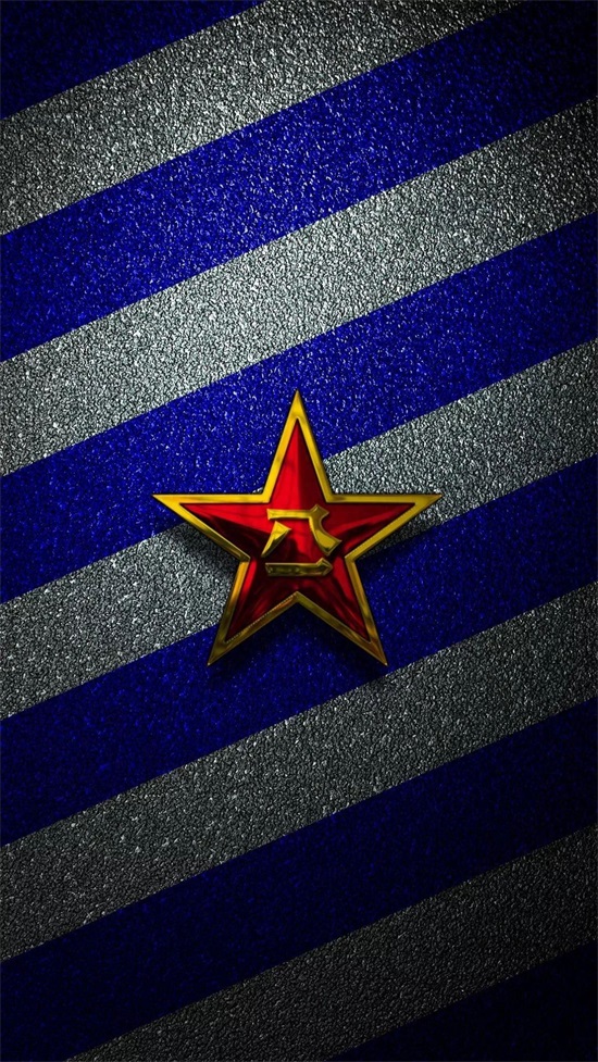 庆祝八一建军节专用，八一军徽磨砂质感手机电脑超清壁纸