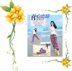 ​夏日炎炎，自己制做一款炒鸡简单的清爽灯笼裤吧！（附裁剪图）