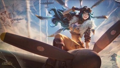 ​LOL新版刀妹自由之翼皮肤：长得好看又很萌，赶紧抱回家吧！