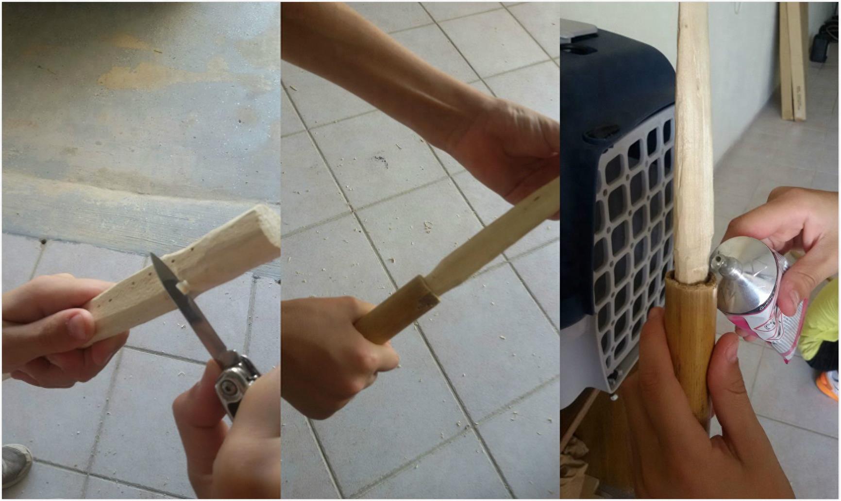 铁制刀具太过沉重？荒野达人教你自制防身木刀具