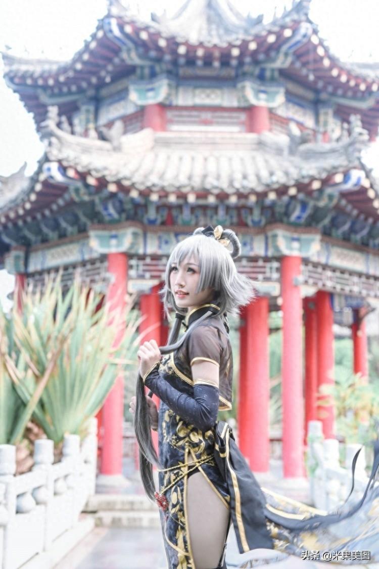 清纯美女洛天依古风侠女Cosplay照片