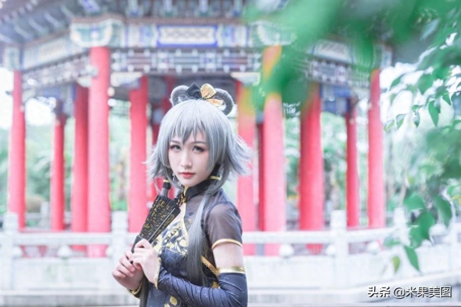 清纯美女洛天依古风侠女Cosplay照片