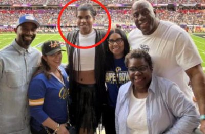 ​魔术师儿子EJ酱近照曝光！超级碗现场抢尽风头不愧NBA星二代之首