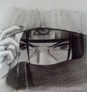 ​宇智波鼬素描也是很酷的，拿来做头像不错