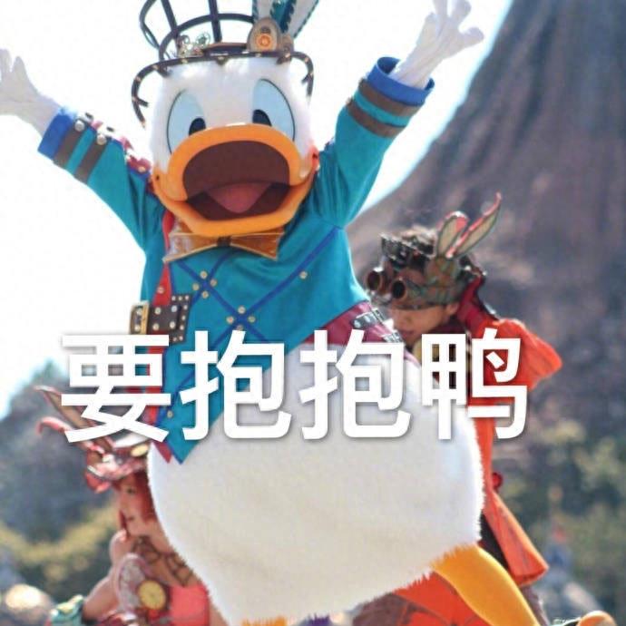 无水印表情包唐老鸭合集 今天不想加油鸭~