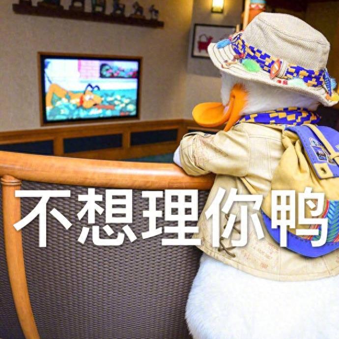 无水印表情包唐老鸭合集 今天不想加油鸭~