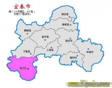 ​中国行政区划-江西宜春市