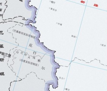 ​我国新版地图将拉达克划在印控区域，被韩国侵占的苏岩礁也未标注