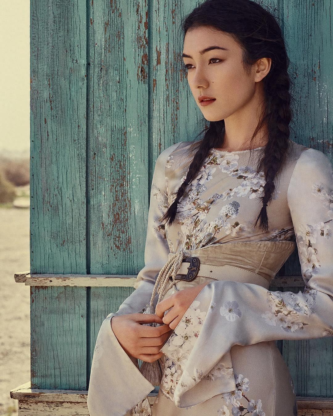 90后混血女星刘承羽