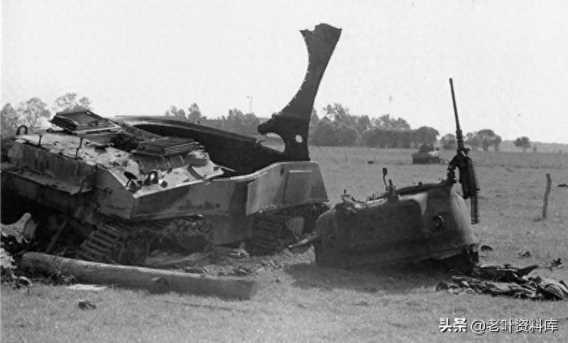 二战中被德军击毁的谢尔曼坦克