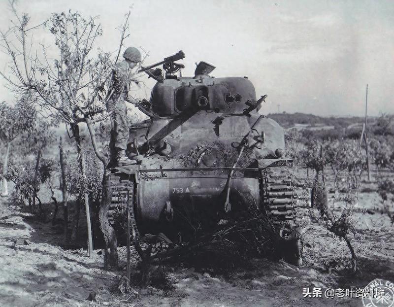 二战中被德军击毁的谢尔曼坦克
