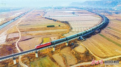 ​「图片新闻」俯瞰宝中铁路平凉段
