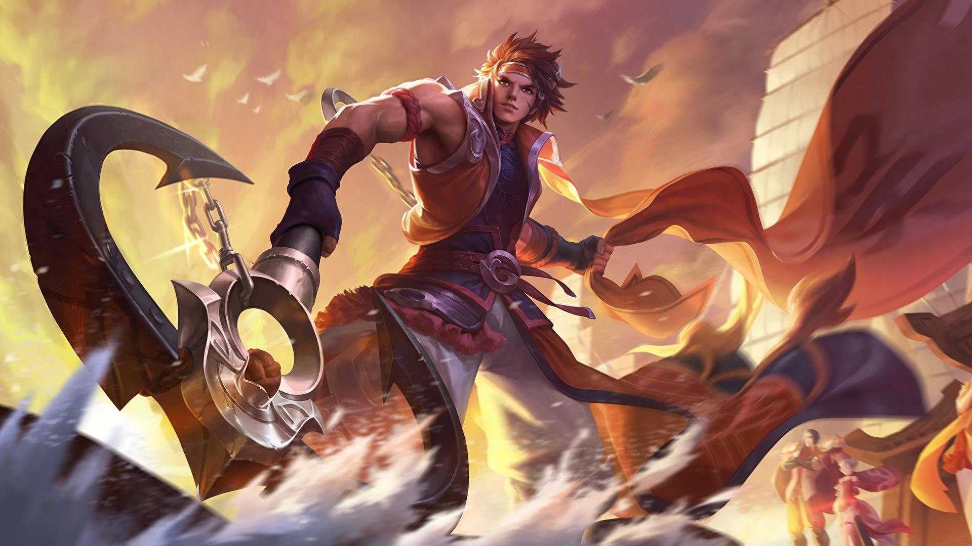 王者荣耀:孙策原画壁纸大全,光明之海,海之征途,猫狗日记