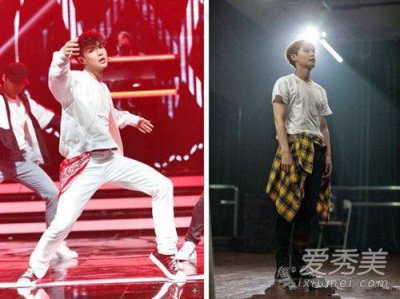 ​张艺兴这抖腿速度 伴舞小哥心里MMP