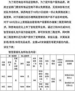 ​电信169套餐二路宽带移机要收费？回复：跨区域不能移
