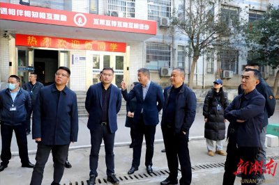 ​长沙南方职业学院校领导深入学生宿舍走访排查安全隐患