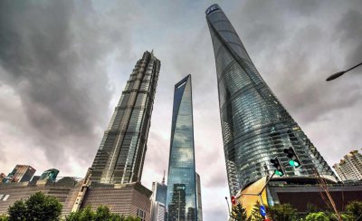 ​金茂大厦第88层观光厅，是目前国内最大的观光厅