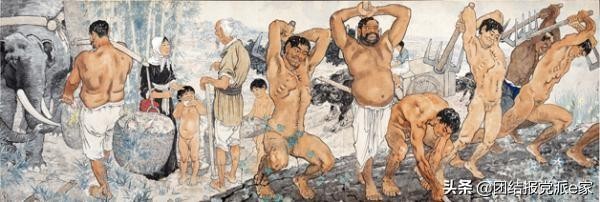 愚公移山是谁画的(徐悲鸿创作《愚公移山》的来龙去脉)