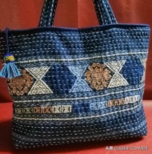 ​「布艺作品」70款美丽时尚的牛仔拼花布包包，创意太赞了