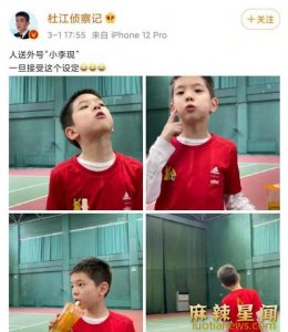 ​霍思燕儿子嗯哼撞脸李现 网友：期待大小李现合作