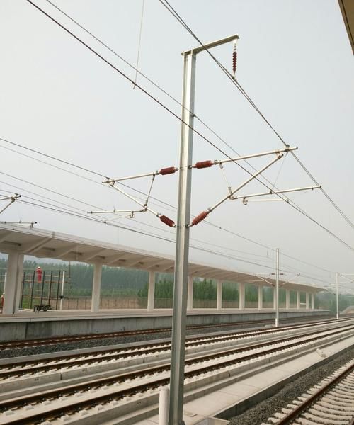 高铁站上面的电线干嘛的