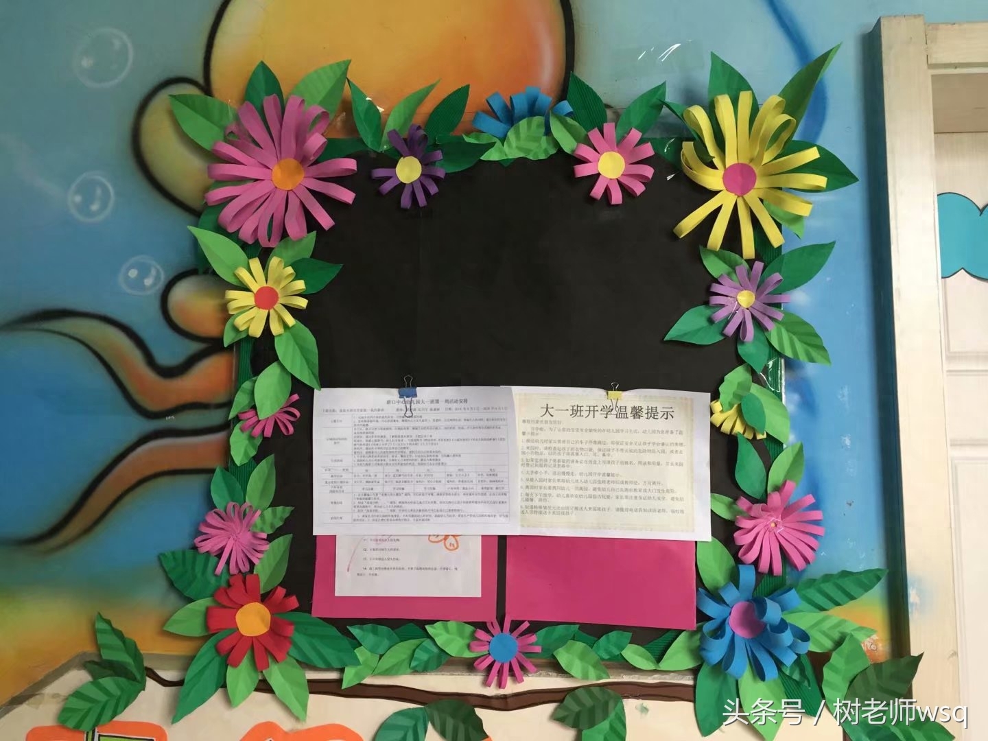 幼儿园班级绿色主题环创图片